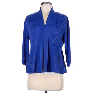 NWT Karen Scott Petite Women’s Bold Open Front Cardigan PM